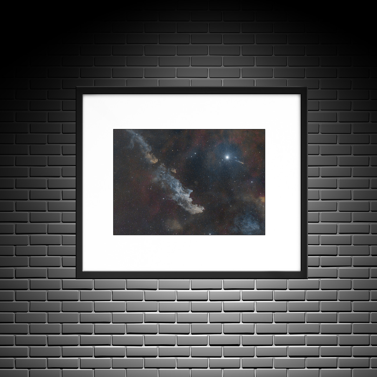 The Witchhead Nebula by Daniel McCauley 13" x 19"