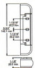 (E2-3) Kason 217-04 Edgemount Hinge 7/8" Offset