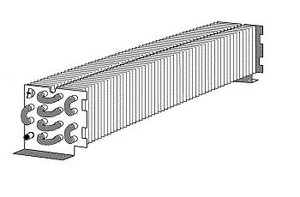 (F7-3) Beverage air 305-176 Evaporator coil