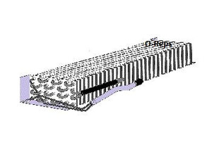 (H6-6) Randell RF-COI127 Evaporator coil