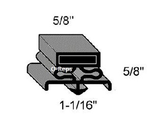 (M4-2) Traulsen 341-09503 Magnetic gasket