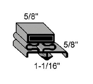 (I9-2) Magnetic MG064-8 Gasket material 8' strip