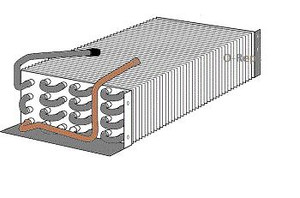 (G1-2) Continental 4-214 Evaporator coil