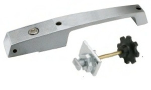 (F4) Kason 1238C Locking handle w/knob Brushed