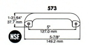 (D7-4) Kason 573 Pull handle chrome