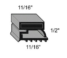(I8-3) Magnetic P10698-8 Gasket material 8'strip