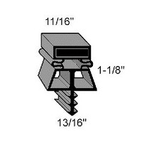 Gジー教材 Door gasket – V22519 Magnetic snap in style – 8' length