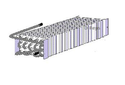 (H6-3) Randell RF-COI105 Evaporator coil