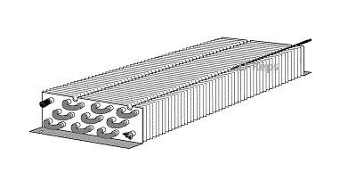 (I3-3) True 800209 Evaporator coil left side