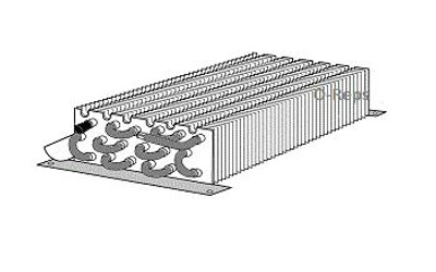 (G4-9) Delfield 3516153 Evaporator coil