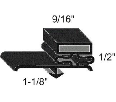 (J7-7) Beverage air 703-814B Magnetic gasket