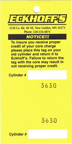 Find Your Cylinder Tag