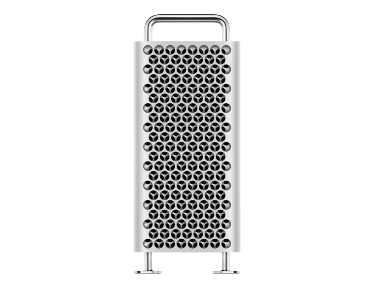 Mac Pro with M2 Ultra with 24-Core CPU 60-Core GPU 32-Core Neural Engine 64GB/1TB Stainless steel frame with feet (Magic Mouse & Magic Keyboard with Touch ID numeric keypad English incluyed) - Mid 2023