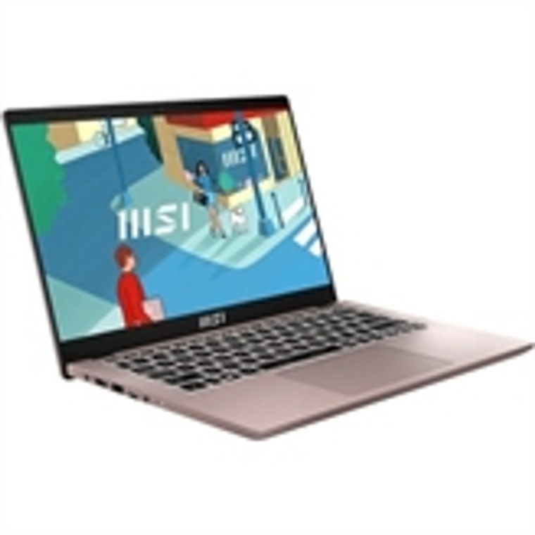 MSI Modern 14 C13M MODERN 14 C13M-606US 14" Notebook - Full HD - 1920 x 1080 - Intel Core i5 13th Gen i5-1335U 1.30 GHz - 16 GB Total RAM - 16 GB On-board Memory - 512 GB SSD - Beige Rose