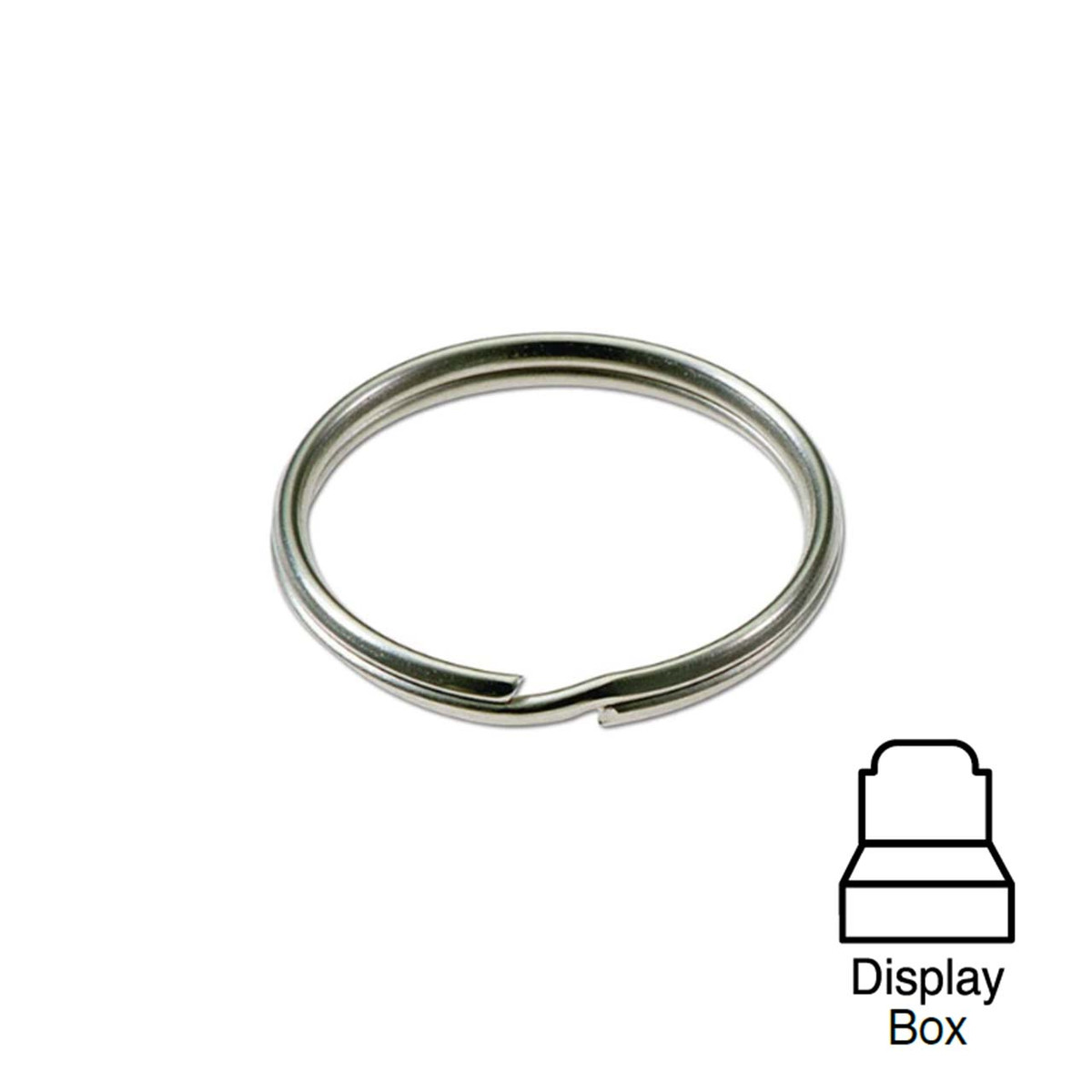 LUC-76000, SPLIT KEY RING - NP - 1/2" (100/BX)