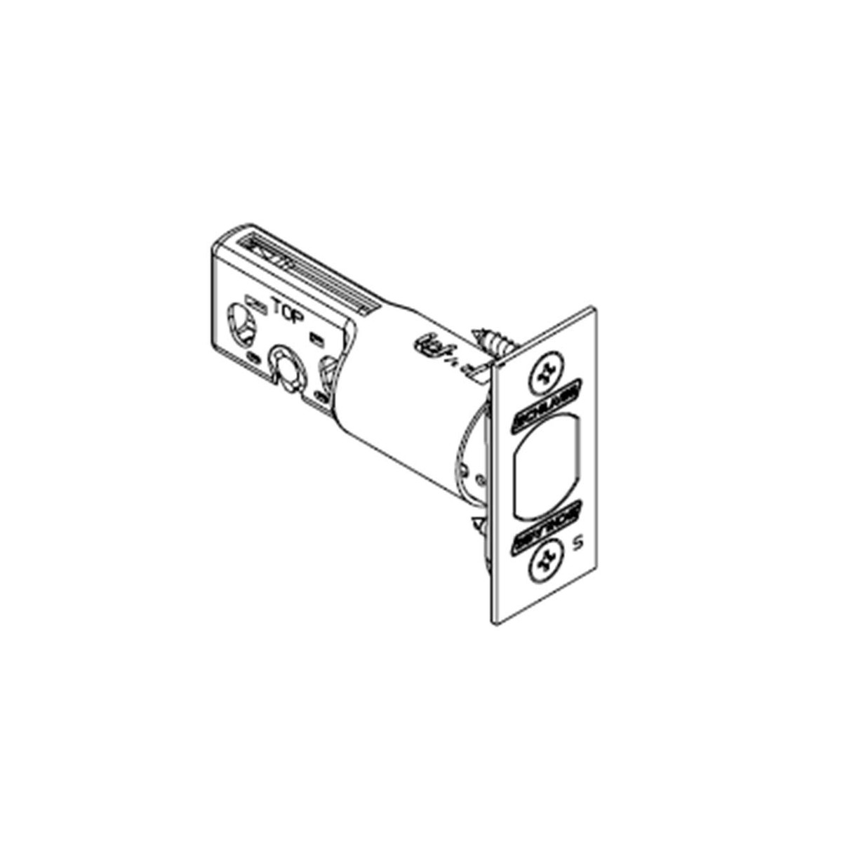 SCH-12-288-605, B500 SERIES DEADBOLT ADJ BS 1 X 214 SC