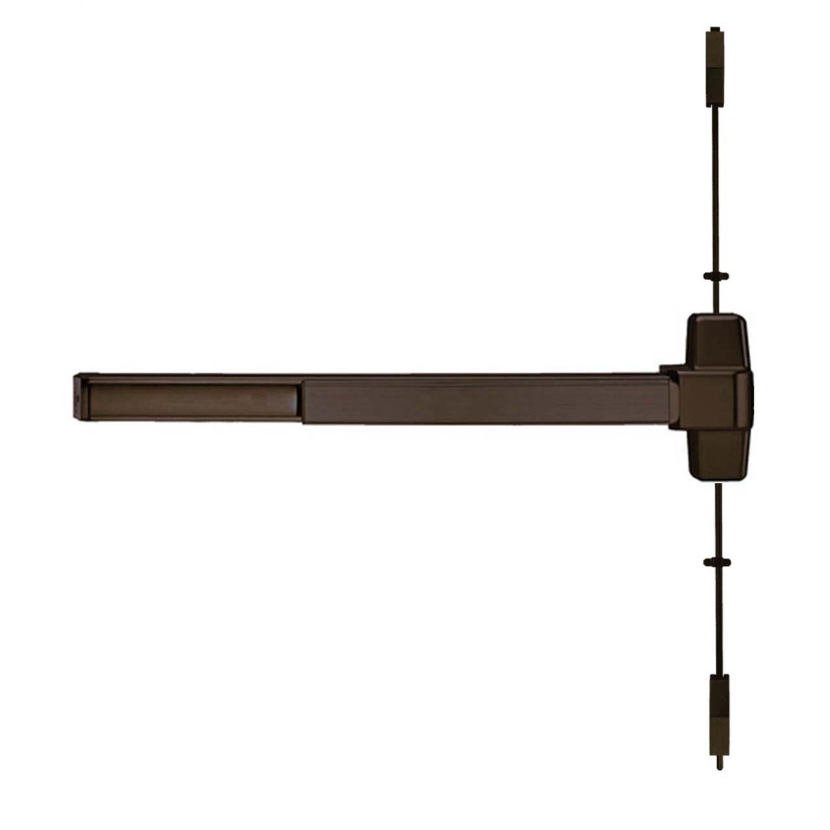 Marks USA M9900F-VR-10B-48, Grade 1 Vertical Rod Exit Device Fire Rated,, 48"W X 84"H