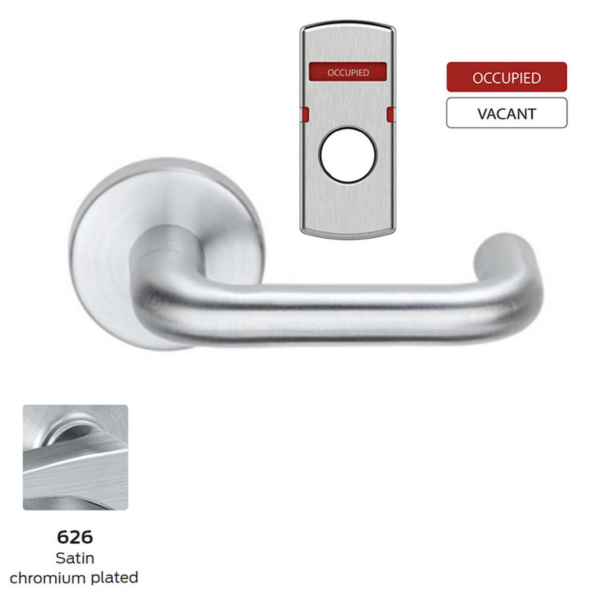 Schlage L9056L-06B-626-OSOCC-L283-363, Entrance/Office With Auto