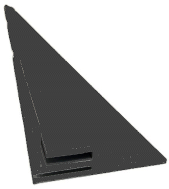 ENT-ELP-82S3B, INSWING INTERLOCKING, 82" STEEL, BLACK, 1-1/2