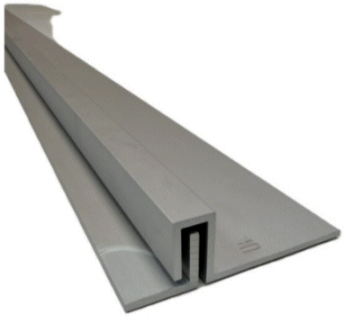 ENT-ELP-37S1S, OUTSWING INTERLOCKING, 37" STEEL, SILVER, 2-3/8