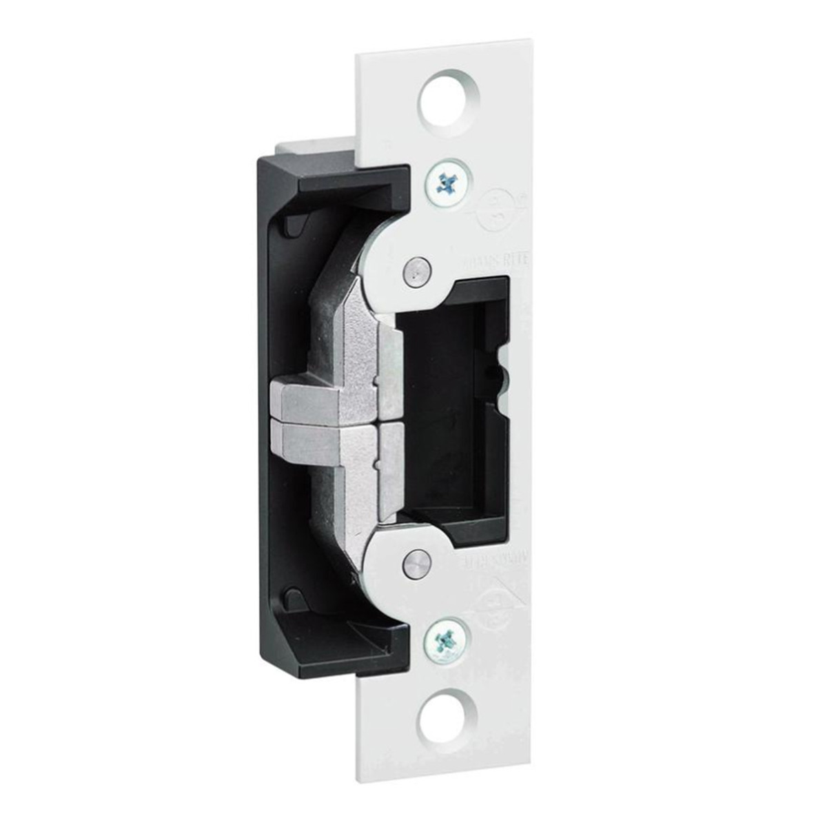 Adams Rite 7440-M-628 UltraLine Electric Strike With Monitored Feature, 12/24 VDC, Fail Safe/Fail Secure, Clear Anodized