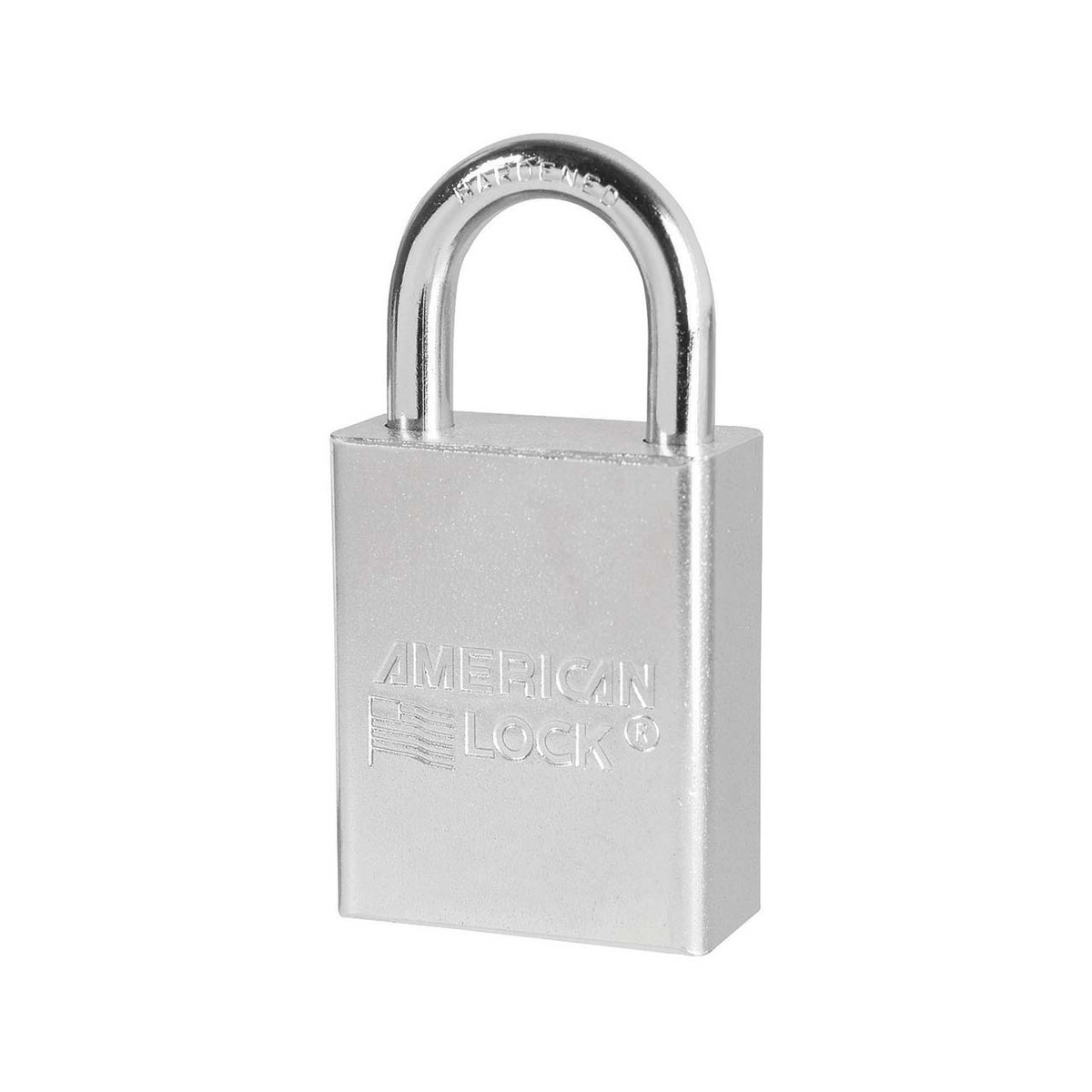 American Lock A5100-KZ Rekeyable Solid Steel Padlock, 1-1/2" Wide, 1" Shackle Length, 5-Pin APTC12 Zero-Bitted