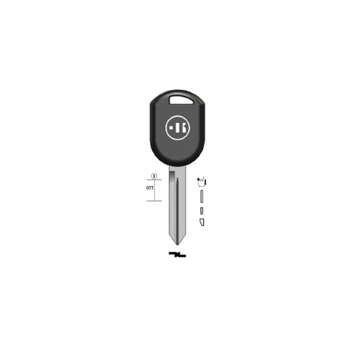 BIA-FD21BTK, SHELL, FORD -POD KEY H84 / H92