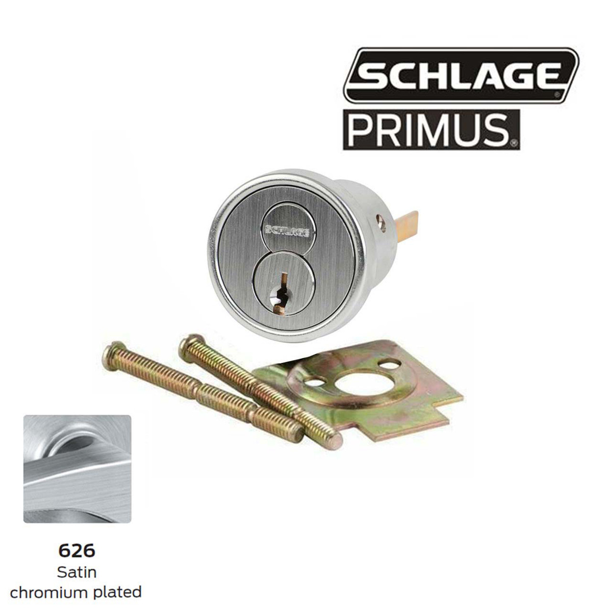 Schlage 20-740 Primus IC Core 626 Satin Chrome Finish, 1001 CP Keyway