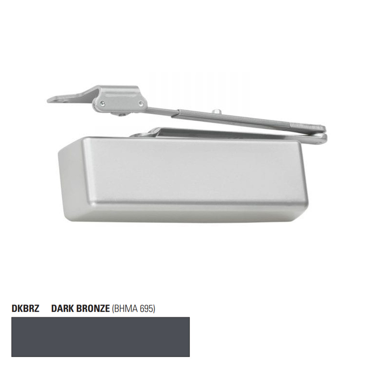 LCN 4040XP-HW-PA Surface Mount Door Closer, Hold Open with Parallel Arm Bracket, 695, TBWMS