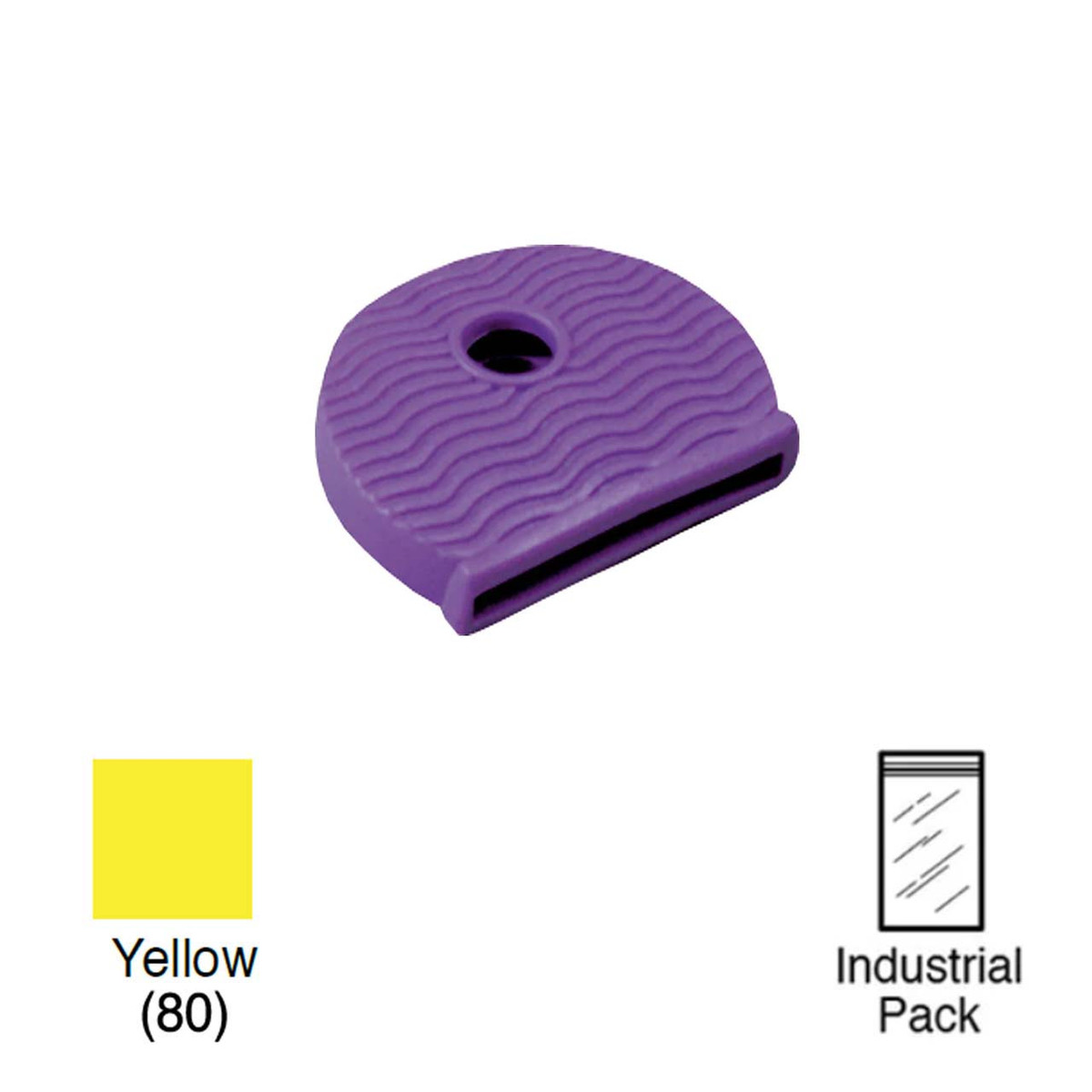 LUC-16580, KEY CAP - YELLOW (50/PK)