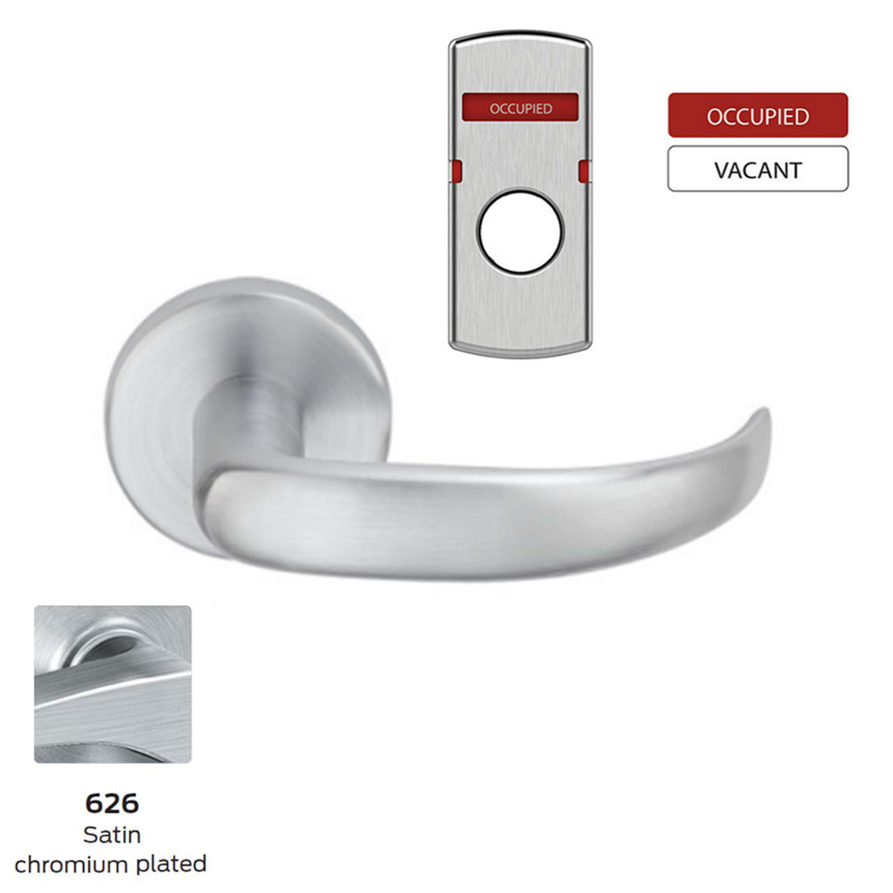 Schlage L9456L-17A-626-OSOCC-L283-363, Corridor With Deadbolt