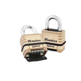 Master Lock 1175D 2-1/4" Wide ProSeries Brass Resettable Combination Padlock