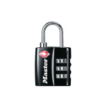 Master Lock 4680 D BLK, TSA, TRAVEL Pad BLACK