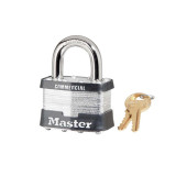 Master Lock 5 KA A494, Keyed Alike Laminated Steel Padlock, 2" Wide, 1" Shackle Length