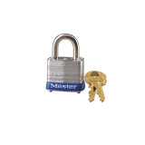 Master Lock 7 KA P812, Keyed Alike Laminated Steel Padlock, 1-1/8" Wide, 9/16" Shackle Length
