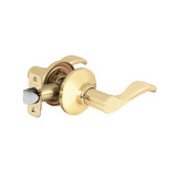 Master Lock WL0403BOX, PASSAGE, WAVE LEVER, BRIGHT BRASS, BOX