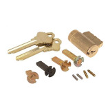 Schlage 40-100-1348-606, Knob/Lever Multiple Tailpiece Cylinder, 1348 Keyway