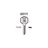 STR-322177, GM DOUBLE-SIDED KEY BLANK,