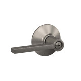 Schlage F40 Grade 3 Privacy Lock, Latitude Lever, 619 Satin Nickel