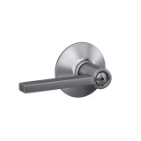 Schlage F40 Grade 3 Privacy Lock, Latitude Lever, 626 Satin Chrome