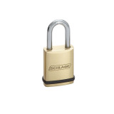 Schlage KS23D2300 Rekeyable Brass Padlock , Schlage C Keyway, 1-3/4" Wide x 1-1/2" Shackle