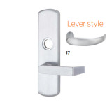 Von Duprin 996 L-NL, 98/99 Series Night Latch Lever Trim For Rim/Vertical, 17 Lever, 26D Satin Chrome