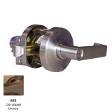 Command Access CL180LE-EU-L6-613, Electrified Cylindrical Low Energy Storeroom Clutching Lockset, 11-30 VAC/VDC, Electronically Unlocked (Fail Secure) with Request to Exit (REX), Sch C Keyway