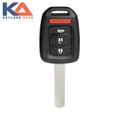 KeylessAuto RH-HON-406, Remote Head Key, Honda 4 Button, FCC MLBHLIK6-1T, ( RHK-HON-4B2 ), Keyless Auto