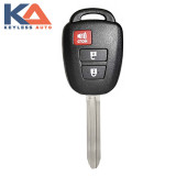 KeylessAuto RH-TOY-303, Remote Head Key, Toyota 3 Button, FCC HYQ12BDM, ( RHK-TOY-3BH3 ), Keyless Auto