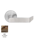 Schlage L9453 Entrance/Office With Deadbolt Mortise Lock, 06 Lever, B Rose (2-9/16" Diameter), 613 Oil Rubbed Bronze Less Cyl