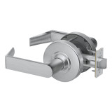Schlage PC10 Grade 1 Passage Cylindrical Lock, Rhodes Lever, 626, 2-3/4" Backset, ANSI Strike