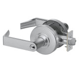 Schlage PC80 PD Grade 1 Storeroom Cylindrical Lock, C Keyway, Rhodes Lever, 626, 2-3/4" Backset, ANSI Strike