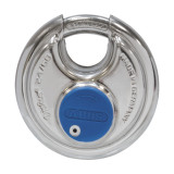Abus 24IB/60C, Original ABUS Diskus Padlock, 2-3/8" Wide, 5/16" Diameter Shackle, Keyed Different, Wide, Carded