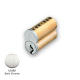 GMS IC7-A-26D, 7-Pin SFIC Core Best A Keyway, 26D Satin Chrome